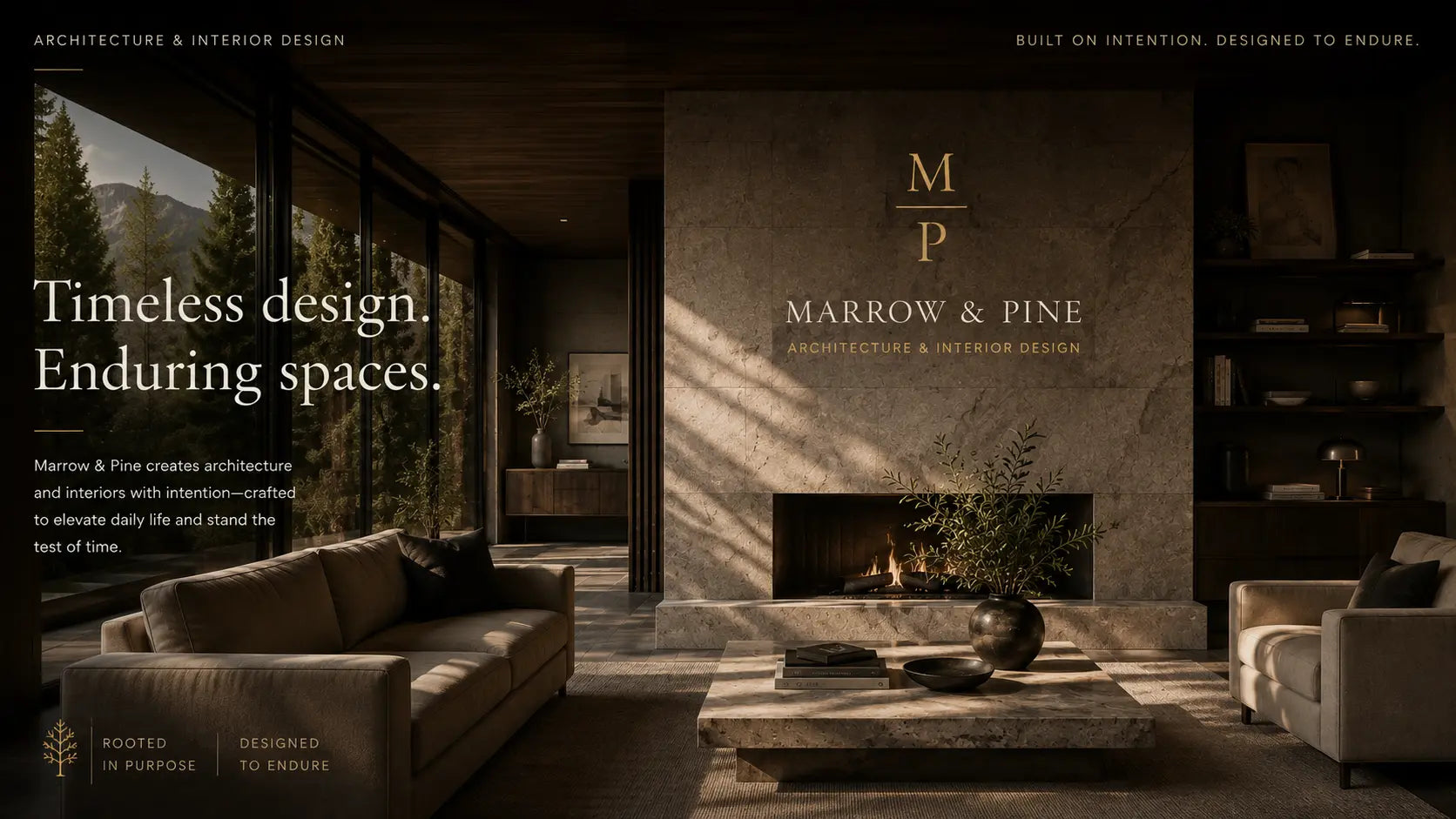 Marrow & Pine brand system