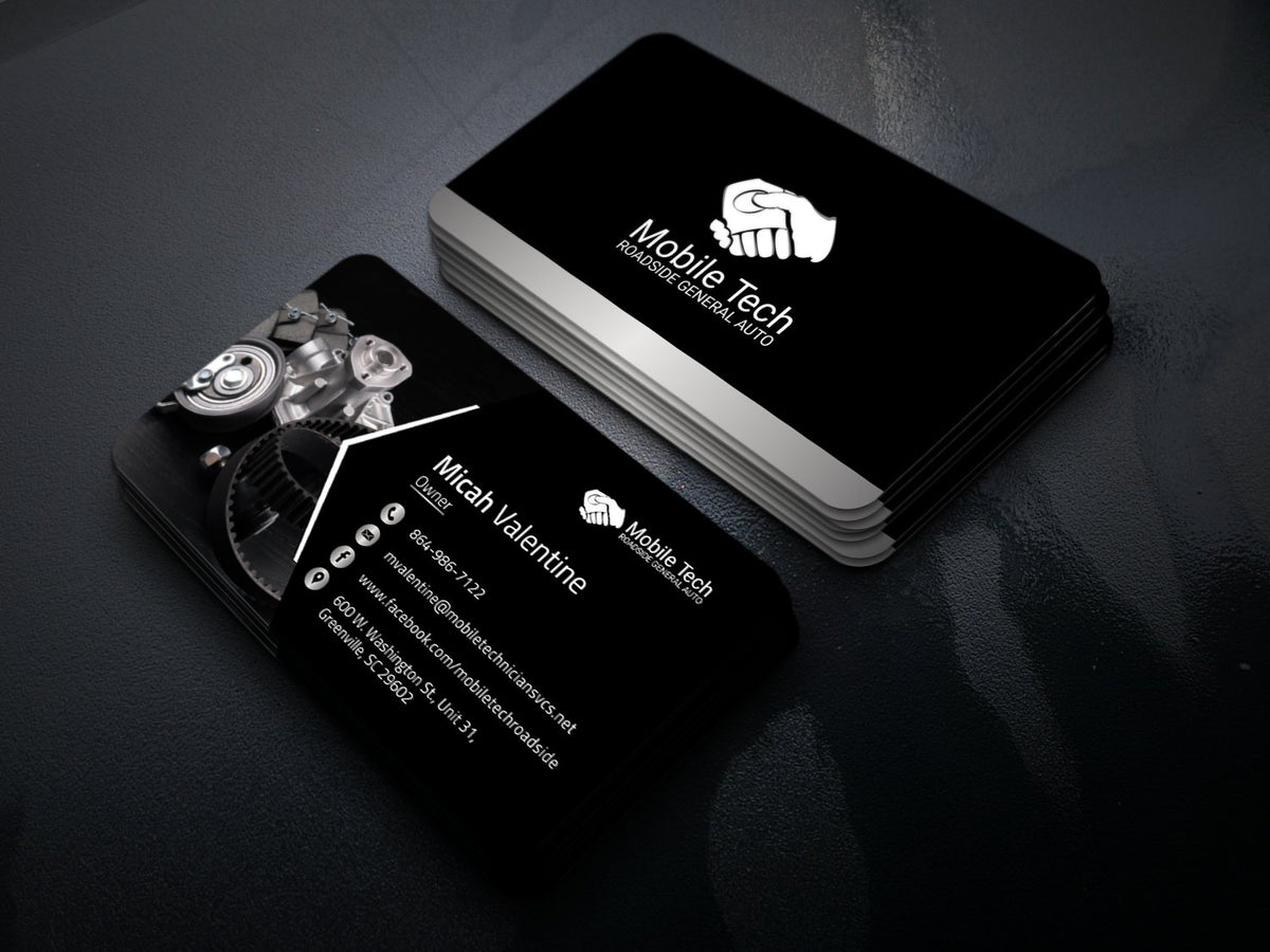 Business-card identity presentation