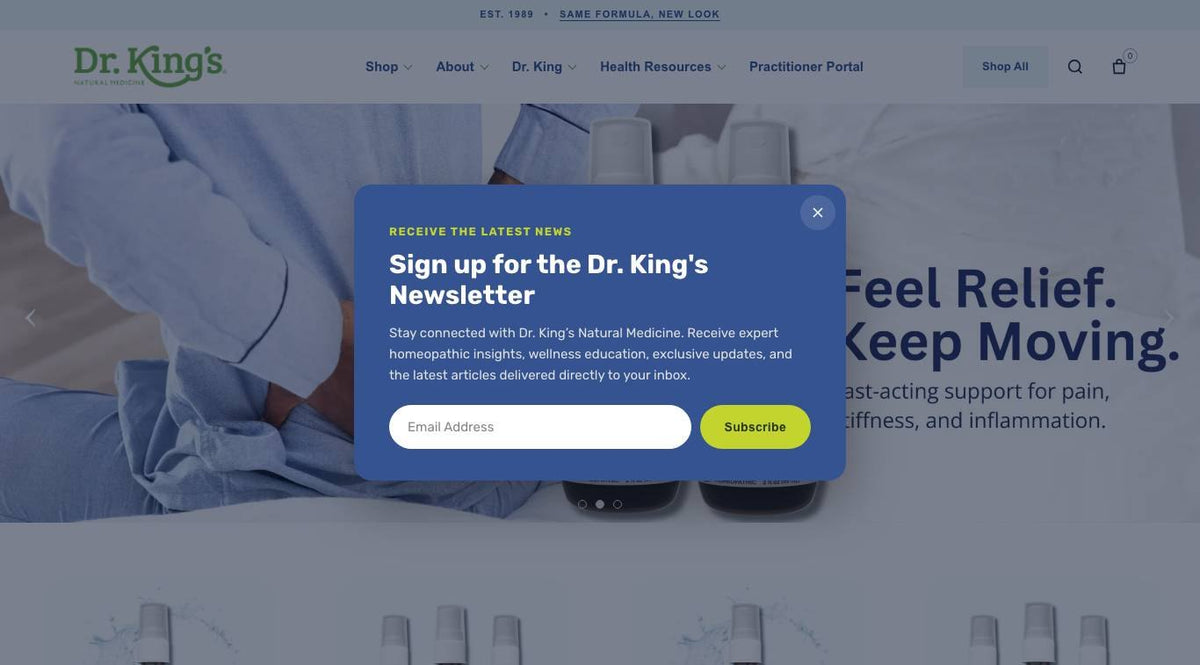 The signup the old site had and the new one did not, rebuilt as a native accessible form