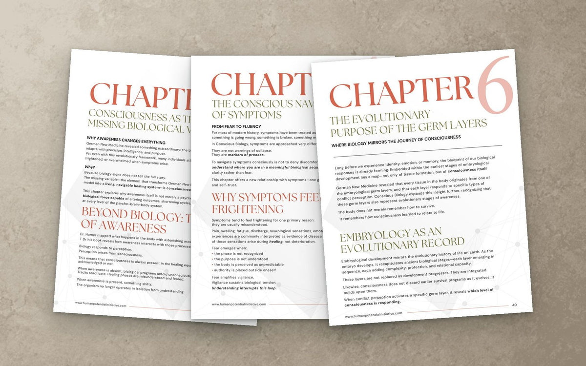 Chapter openers repeat the same numeral device