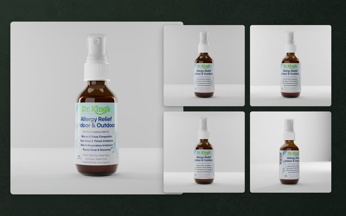 First grey studio proof and four lighting tests