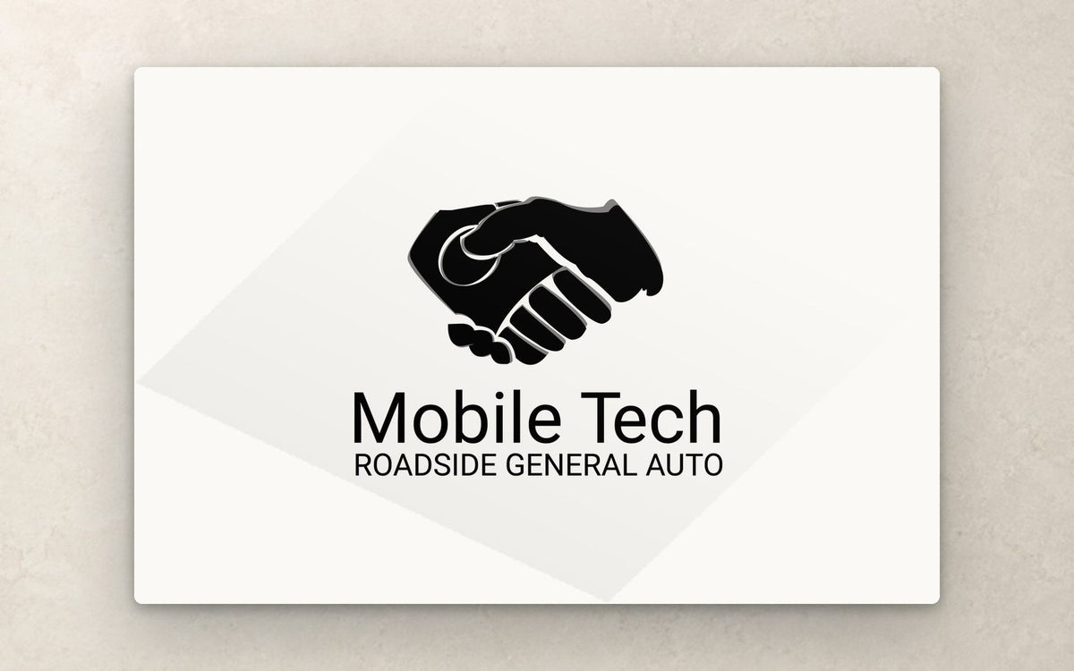 The stacked Mobile Tech wordmark with handshake mark