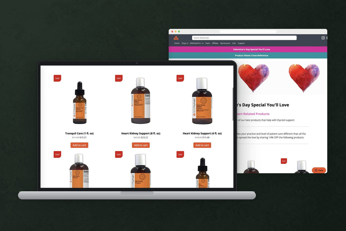 New Human Commerce: New Human storefront product grid and promotion page