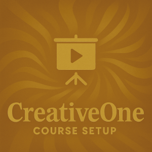 CreativeOne Course Setup Gold