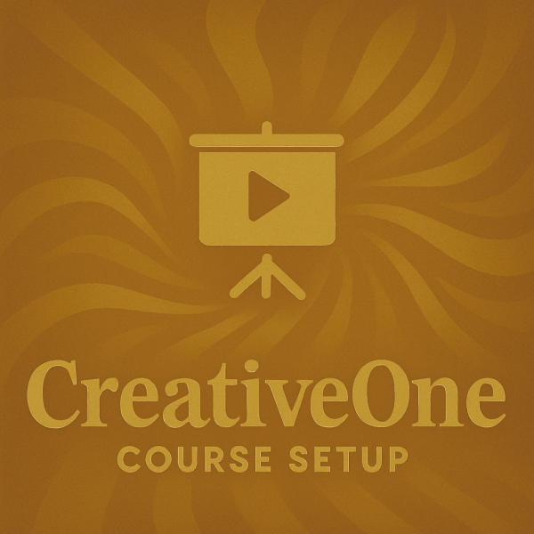CreativeOne Course Setup Gold