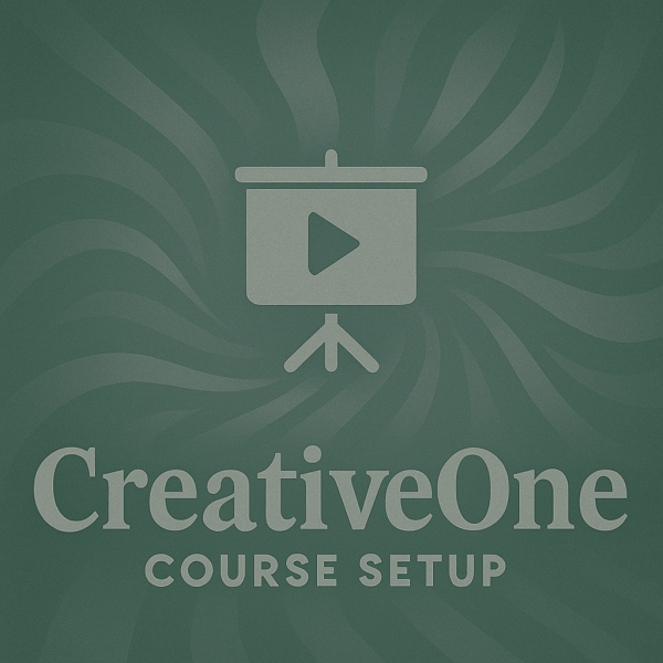 CreativeOne Course Setup Silver