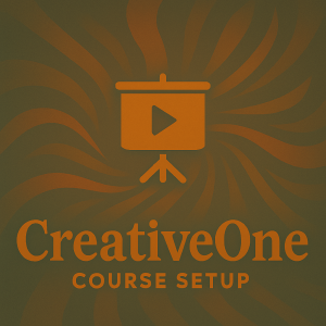 CreativeOne Course Setup Bronze