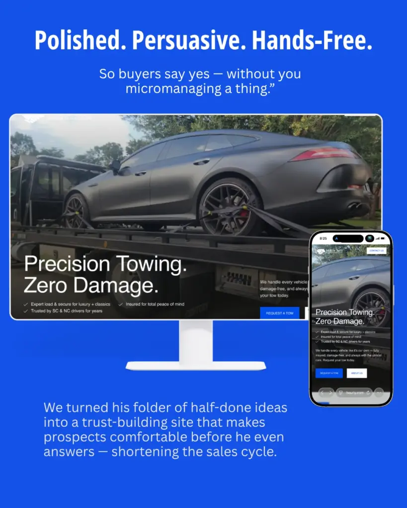 Polished. Persuasive. Hands-Free.
