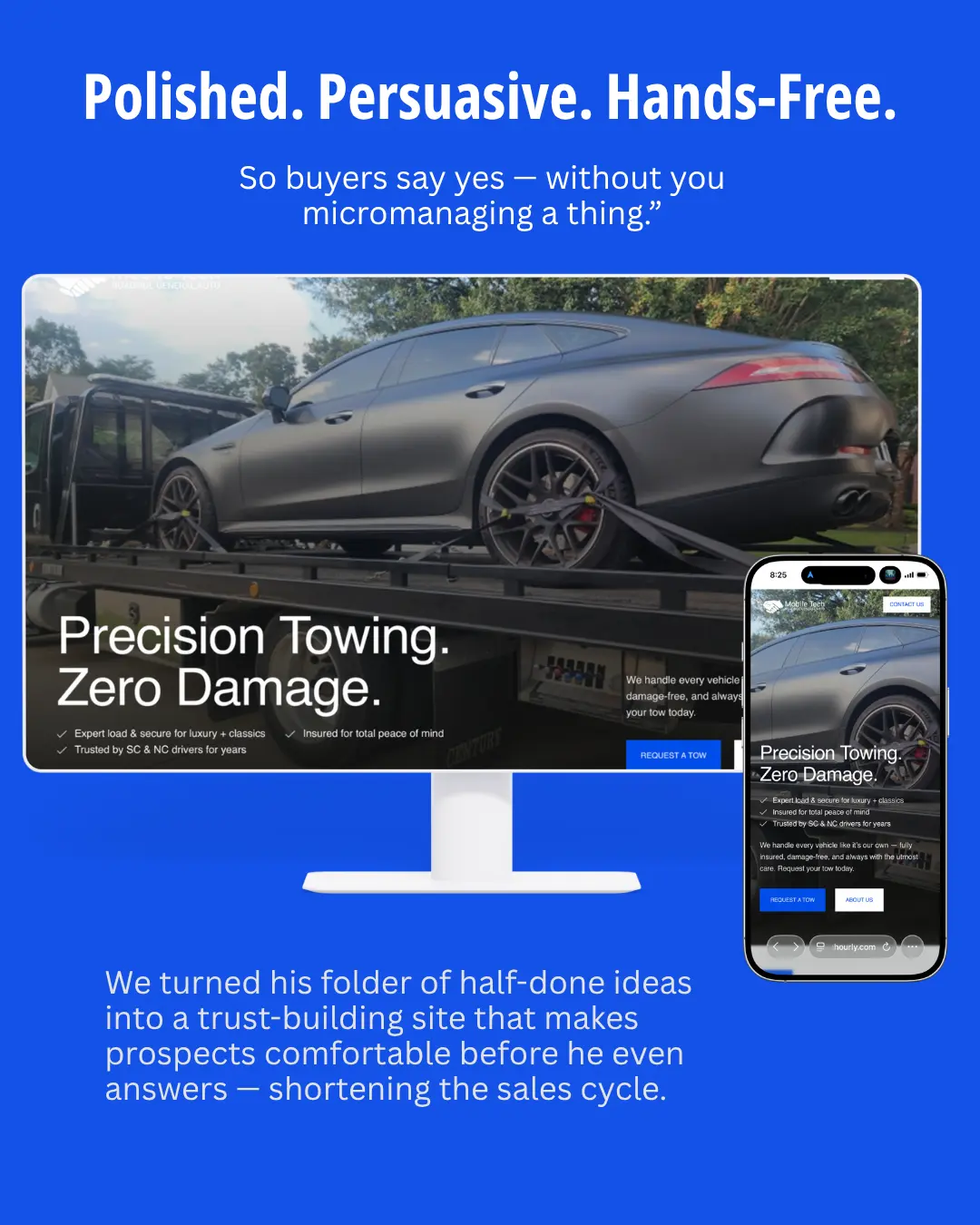 Polished. Persuasive. Hands-Free.