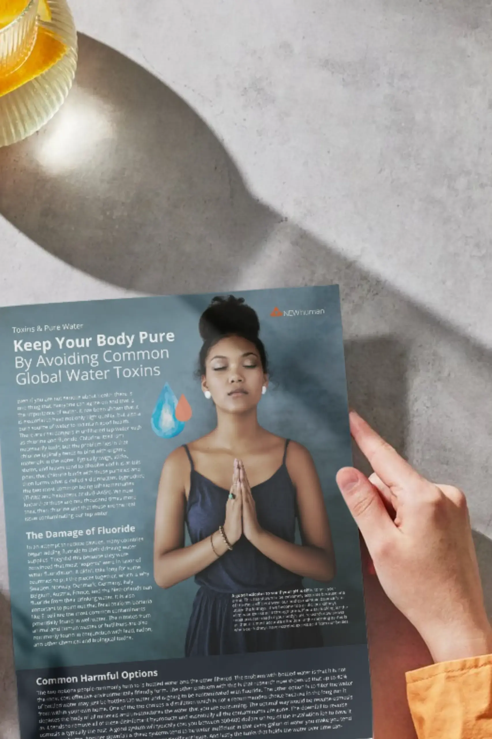 New Human Print – Flyer – Pure Water 05